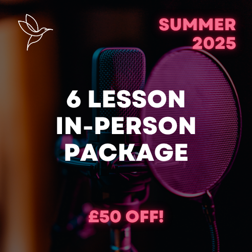 Buy your 6 Lesson In-Person Package