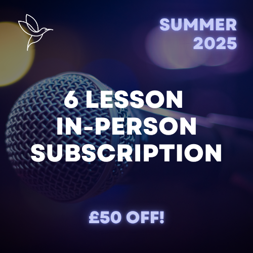 Book your 6 lesson in-person subscription