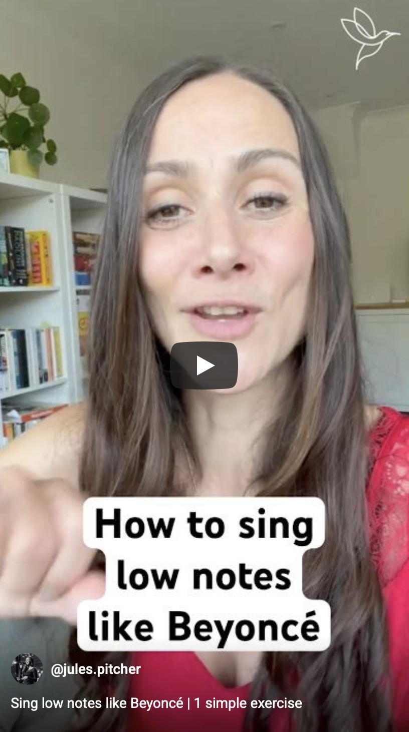 Video: Sing low notes like Beyoncé